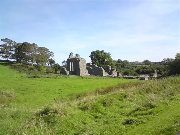 Remains of Inch abbey Remains of Inch abbey